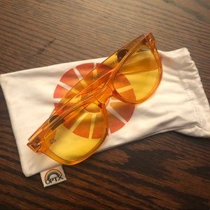 Rainbow Optx Sunglasses-Translucent Yellow